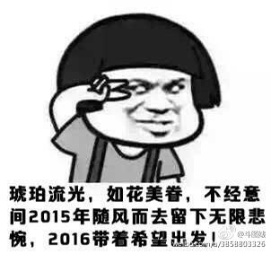 热乎乎的新年表情包!2016年我们再接再厉!