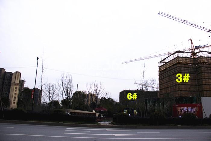 阳光城翡丽湾3、6号楼施工进度 2015年2月摄