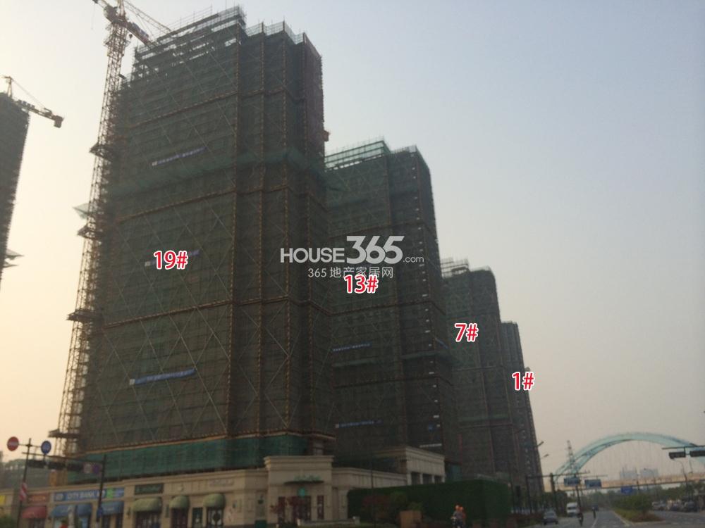 2015年4月下旬恒基旭辉府项目实景--1、7、13、19号楼