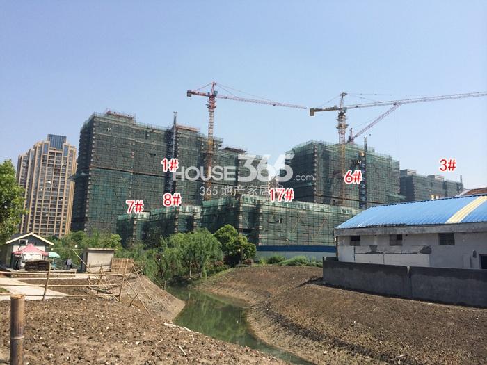 凯文杭庄1、3、6—8、17号楼施工进程图（2015.5）