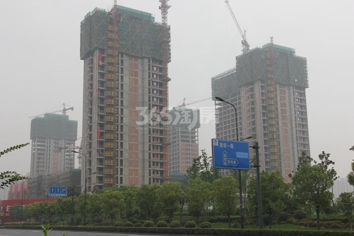顺发恒园施工全景图 2015年6月摄