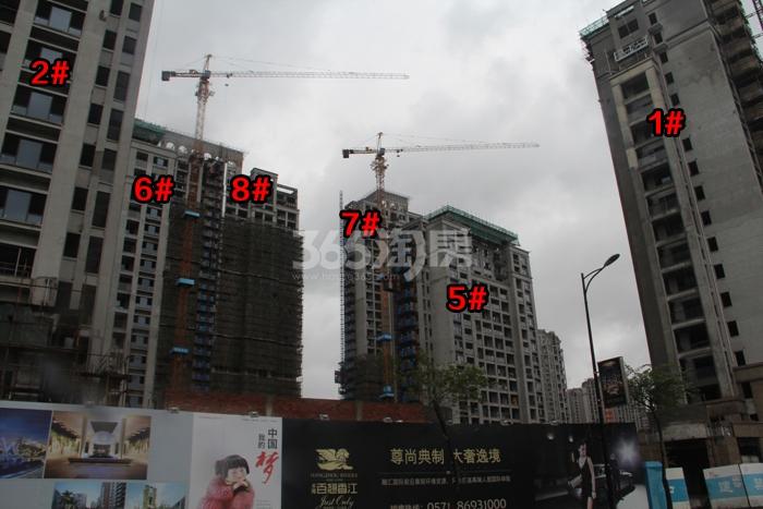百翘香江1、2、5-8号楼施工实景图 2015.10摄