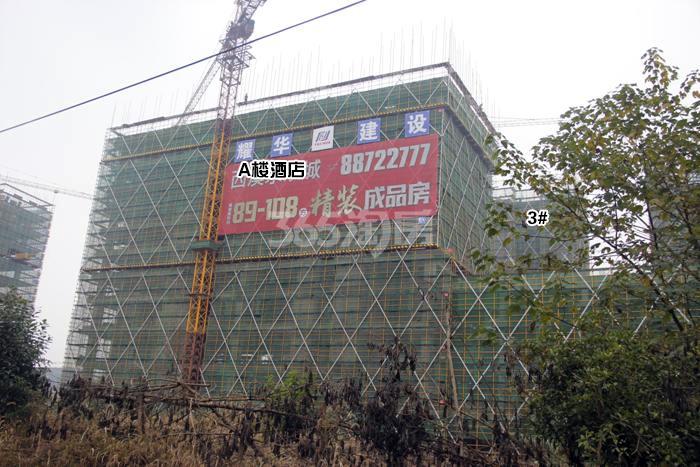 西溪永乐城项目3号楼施工进程图（2015.11）