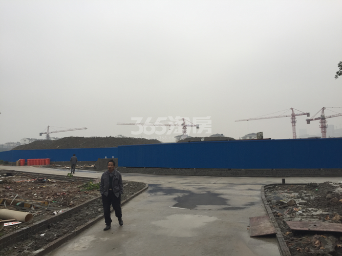顺发旭辉国悦府施工现场实景图 2015年11月摄