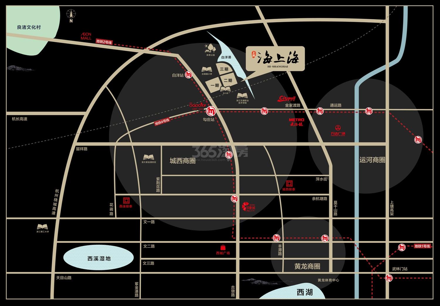 上实海上海项目区位图