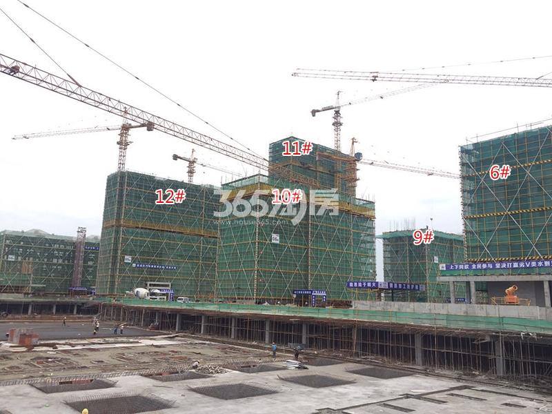 禹洲滨之江6、9-12号楼施工进程（2017.9）