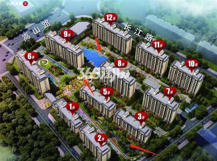 美的雍翠园鸟瞰图