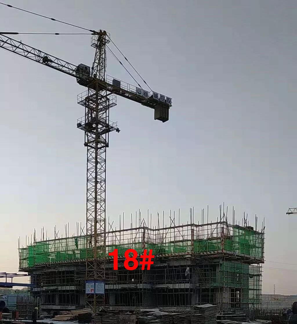 碧桂园新城十里春风18#楼结构完成到6层实景图（2018.11.15）