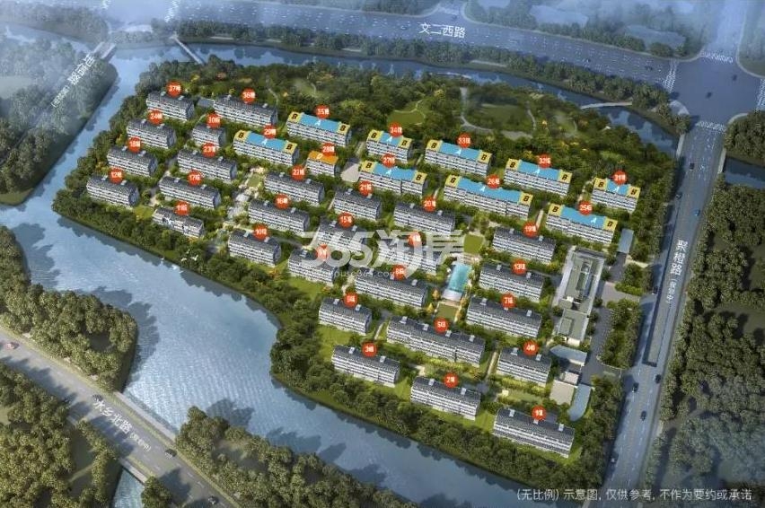 晓月澄庐鸟瞰图