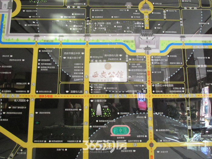 西安公馆区位图
